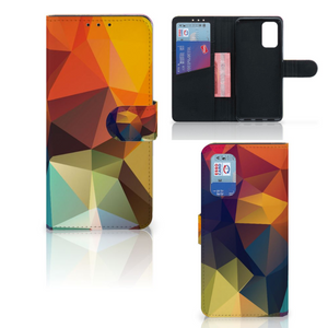 Samsung Galaxy A32 4G Book Case Polygon Color