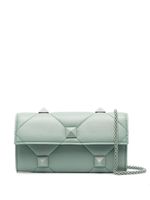 Valentino Garavani pochette en cuir à ornements Roman Stud - Vert