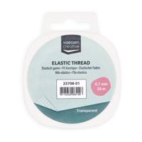 Vaessen Creative • elastisch garen transparant 0,7mm