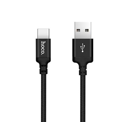 hoco X14 1 m Nylon gevlochten Aluminium legering USB-C / Type-C op USB Sync opladen datakabel, voor Galaxy S8 & S8 PLUS / LG G6 / Huawei P10 & P10 Plu