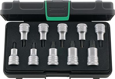 Stahlwille Dopsleutelset | 10-delig | 1/2 inch | T20-T60 | 1 stuk - 96032005 96032005