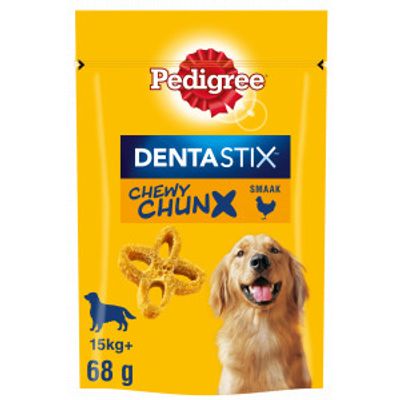 Pedigree Dentastix Chewy Chunx hondensnack maxi kipsmaak (68 g) 5 stuks