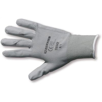 Berner werkhandschoen b-grip pu maat 9 cat.2 grijs