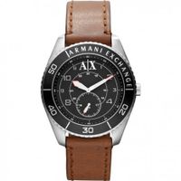 Horlogeband Armani Exchange AX1261 Leder Bruin 22mm - thumbnail