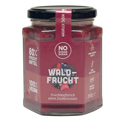 No Sugar Sugar Fruitspread Bosvruchten (260 gr)