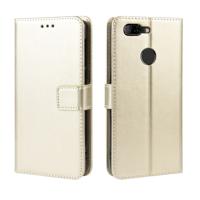 Retro Crazy Horse textuur horizontale Flip lederen draagtas voor Lenovo K5S met houder & kaartsleuven & fotolijstjes (goud)
