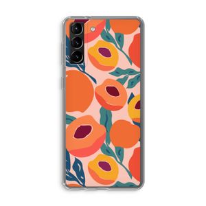 Perzik: Samsung Galaxy S21 Plus Transparant Hoesje