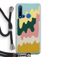 Baar B: Huawei P20 Lite (2019) Transparant Hoesje met koord