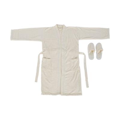 Kamerjas Home ESPRIT Crème Vrouw 400 g /m²