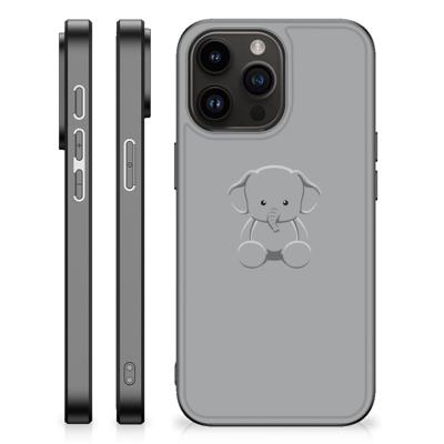 iPhone 15 Pro Max Hoesje Grijs Baby Olifant