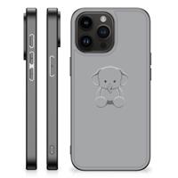 iPhone 15 Pro Max Hoesje Grijs Baby Olifant