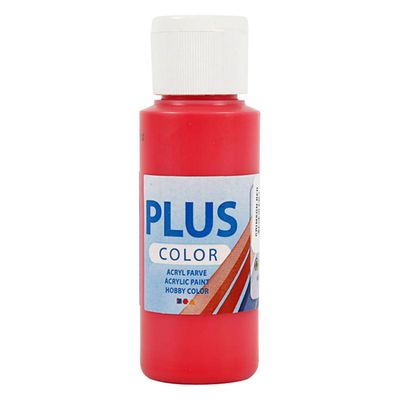 Creativ Company Plus color acrylverf crimson red, 60ml
