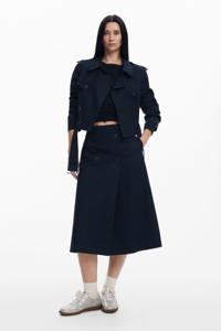 Afneembare trenchcoat - BLUE - XL