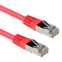 ACT IB5051 LSZH SFTP CAT6A Patchkabel Rood - 1,5 meter