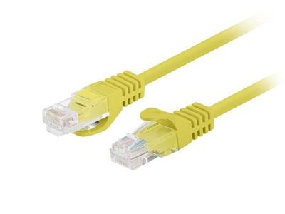 Fluke Geslaagd Lanberg patchkoord cat.6 UTP 0,25 m geel 10-pack