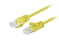 Fluke Geslaagd Lanberg patchkoord cat.6 UTP 0,25 m geel 10-pack