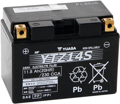 YUASA Battery ytz14s agm
