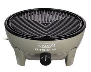 Cadac CITI CHEF 40 2700 W Barbecue Gas Tafelblad Zwart, Groen