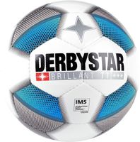 Derbystar Voetbal Brillant TT Dual Bounded Wit zilver blauw 1014 - thumbnail