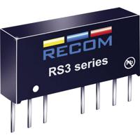 RECOM RS3-2405S DC/DC-converter, print 24 V/DC 5 V/DC 600 mA 3 W Aantal uitgangen: 1 x Inhoud 1 stuk(s)