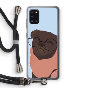 Ludo: Samsung Galaxy A31 Transparant Hoesje met koord