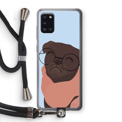 Ludo: Samsung Galaxy A31 Transparant Hoesje met koord