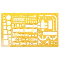2 stks liniaal universele meubilair bouw sjabloon liniaal school accessoires