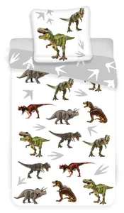 Dinosaurus dekbedovertrek 140 x 200 cm Katoen