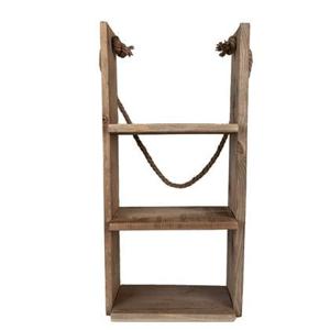 Clayre & Eef Wandrek 28x16x59 cm Bruin Hout Muurrek