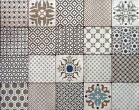Wandtegel Portugees Terre D&apos;Azur Epoca 15x15cm marfil mix mat
