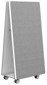 Nobo Move & Meet mobiel systeem, 2 whiteboard en 2 memoboard panelen, 90 x 180 cm