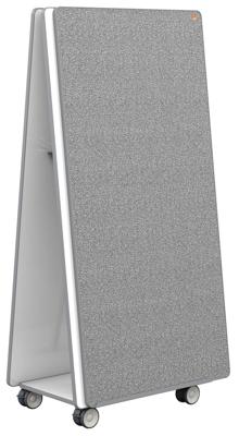 Nobo Move & Meet mobiel systeem, 2 whiteboard en 2 memoboard panelen, 90 x 180 cm