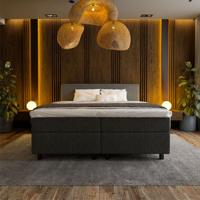 Boxspring 180x220 Cm Koudschuim + 10 Cm Incl. Montage Nova Spring - Dekbed-Discounter.nl