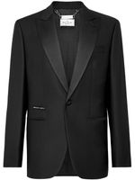 Philipp Plein blazer à simple boutonnage - Noir - thumbnail