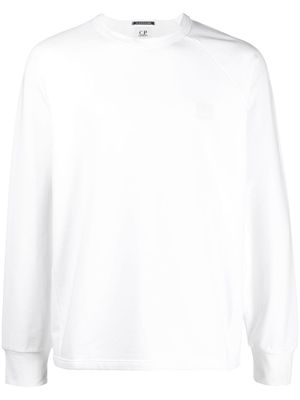 C.P. Company sweat à logo appliqué - Blanc