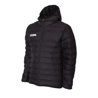 COPA Football - Hooded Puffer Jacket - Zwart
