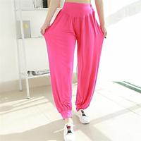 Dames Yogabroek Fakkels Zak Elastische tailleband Hoge taille Yoga Sportschooltraining Pilates Broeken Knickerbockers (dames) Zwart Licht Grijs Paars Modaal Sport Sportkleding Rekbaar Ruim Passend Lightinthebox - thumbnail