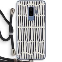 Moroccan stripes: Samsung Galaxy S9 Plus Transparant Hoesje met koord