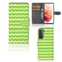 Samsung Galaxy S21 | Telefoon Hoesje | Waves Green