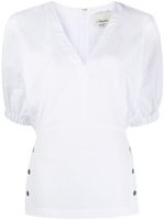 3.1 Phillip Lim blouse à manches bouffantes - Blanc