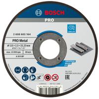 Bosch Accessoires Doorslijpschijf recht Standard for Metal A 30 S BF, 115 mm, 22,23 mm, 2,5 mm 1 stuks - 2608603164
