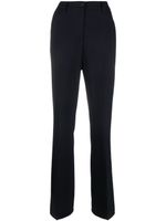 P.A.R.O.S.H. flared virgin-wool trousers - Bleu