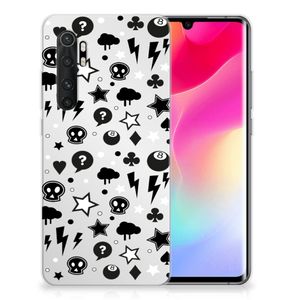 Silicone Back Case Xiaomi Mi Note 10 Lite Silver Punk