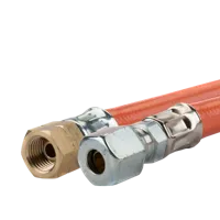 Gimeg Gasslang PVC 1/4 Knelkoppeling 8 mm 45 cm