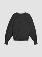 Cashmere trui met gehaakte details