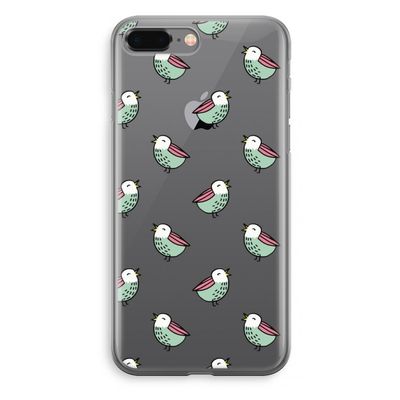 Vogeltjes: iPhone 8 Plus Transparant Hoesje