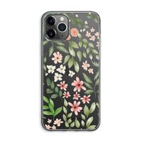 Botanical sweet flower heaven: iPhone 11 Pro Max Transparant Hoesje