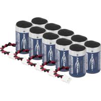Ansmann ANSMANN 10er Pack Lithium-Thionyl-Chlorid Batterie Accupack Geschikt voor hoge temperaturen Lithium 3.6 V 2700 mAh