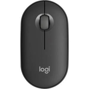 Logitech Pebble Mouse 2 M350s Muis Bluetooth Optisch Grafiet 3 Toetsen 400 dpi, 4000 dpi Geïntegreerd scrollwiel