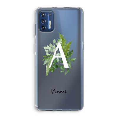 Green Brush: Motorola Moto G9 Plus Transparant Hoesje